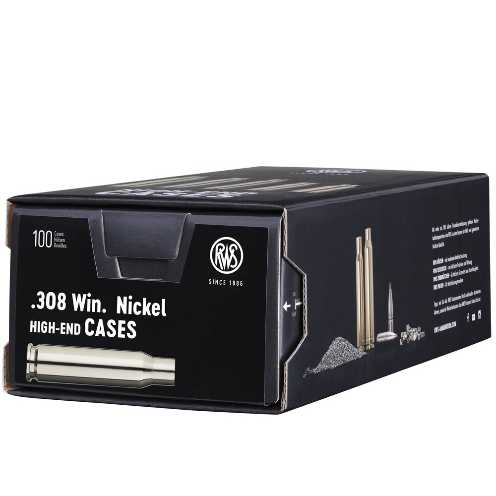 Hülsen Nickel .308 Win. 100 Stück