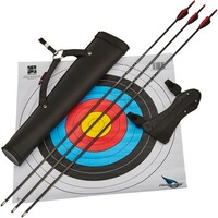 Universal Bogenset 60* 22lbs, Black Flash Archery