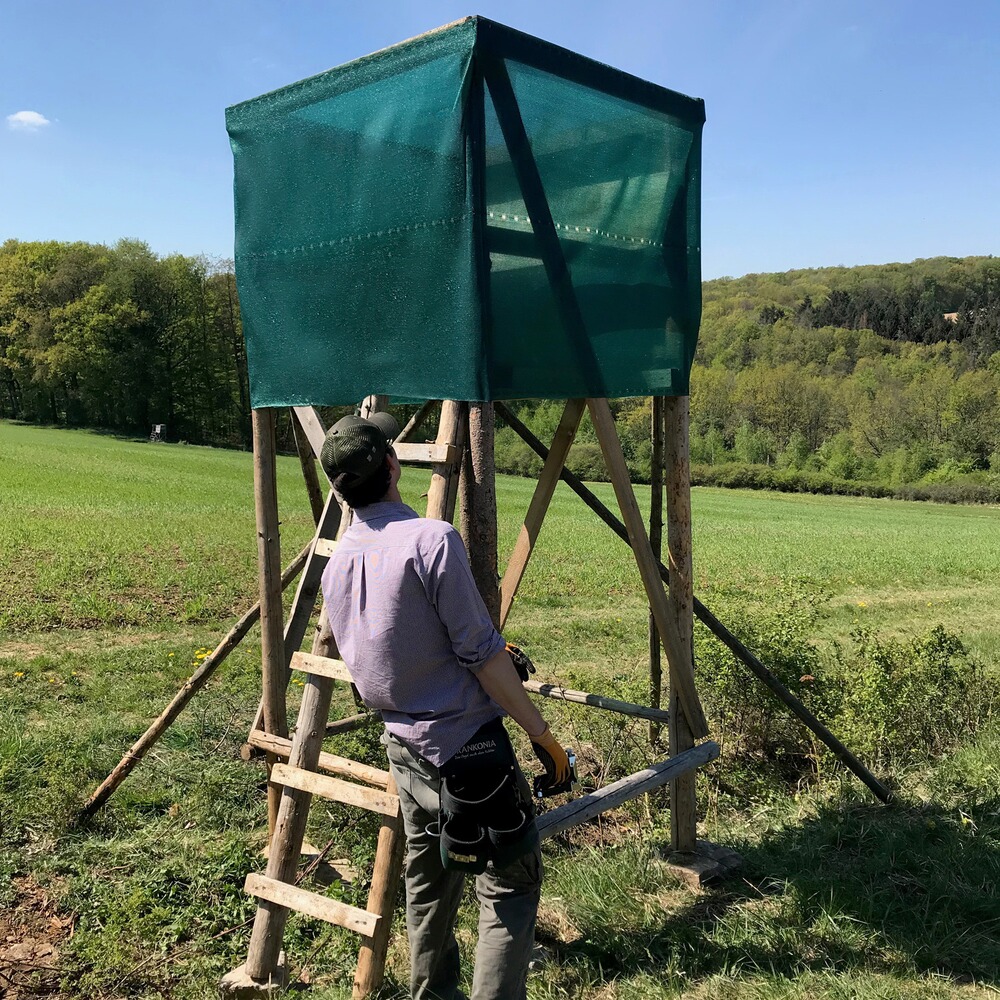 Hochsitz-Sichtschutz Mesh, Wald & Forst