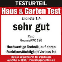 Vakuumiergerät GourmetVac 180, CASO