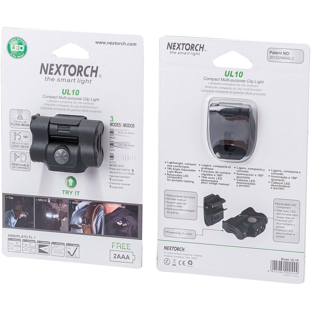 Cliplampe UL10, NEXTORCH