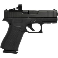 Pistole 43X mit montiertem RMSc Shield Red Dot, Glock