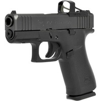 Pistole 43X mit montiertem RMSc Shield Red Dot, Glock