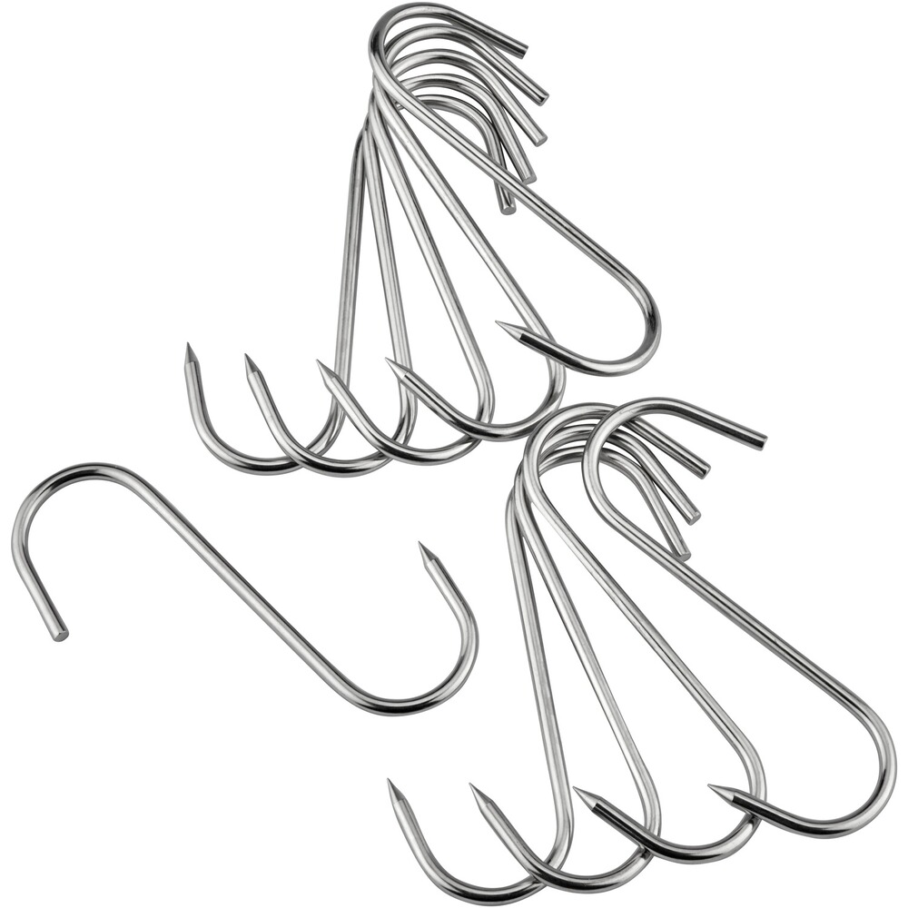 S-Haken Edelstahl – 10er-Pack