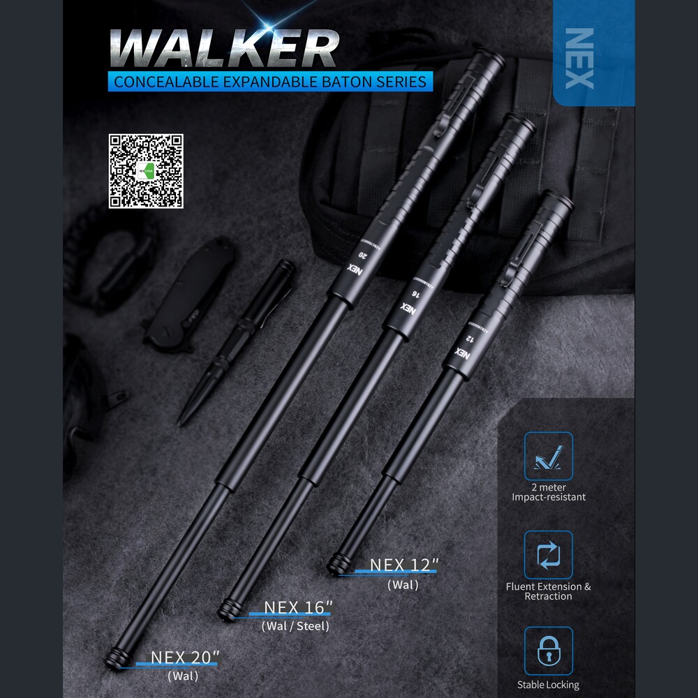 Teleskopschlagstock NEX Walker N20, NEXTORCH
