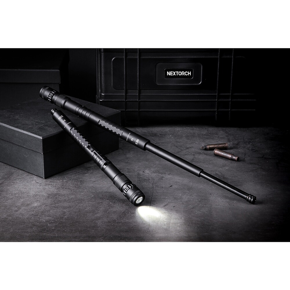 Teleskopschlagstock NEX Walker N18L mit LED, NEXTORCH