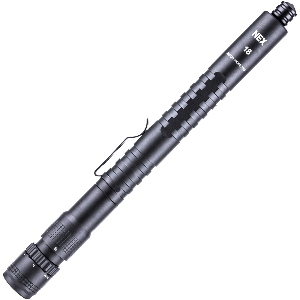 Teleskopschlagstock NEX Walker N18L mit LED, NEXTORCH