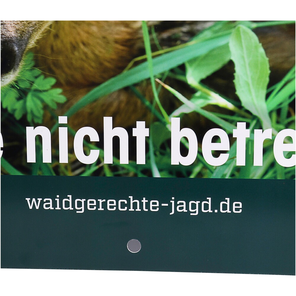 Hinweisschild Wildruhezone – 3er-Pack, Waidgerechte Jagd