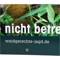 Hinweisschild Wildruhezone – 3er-Pack, Waidgerechte Jagd