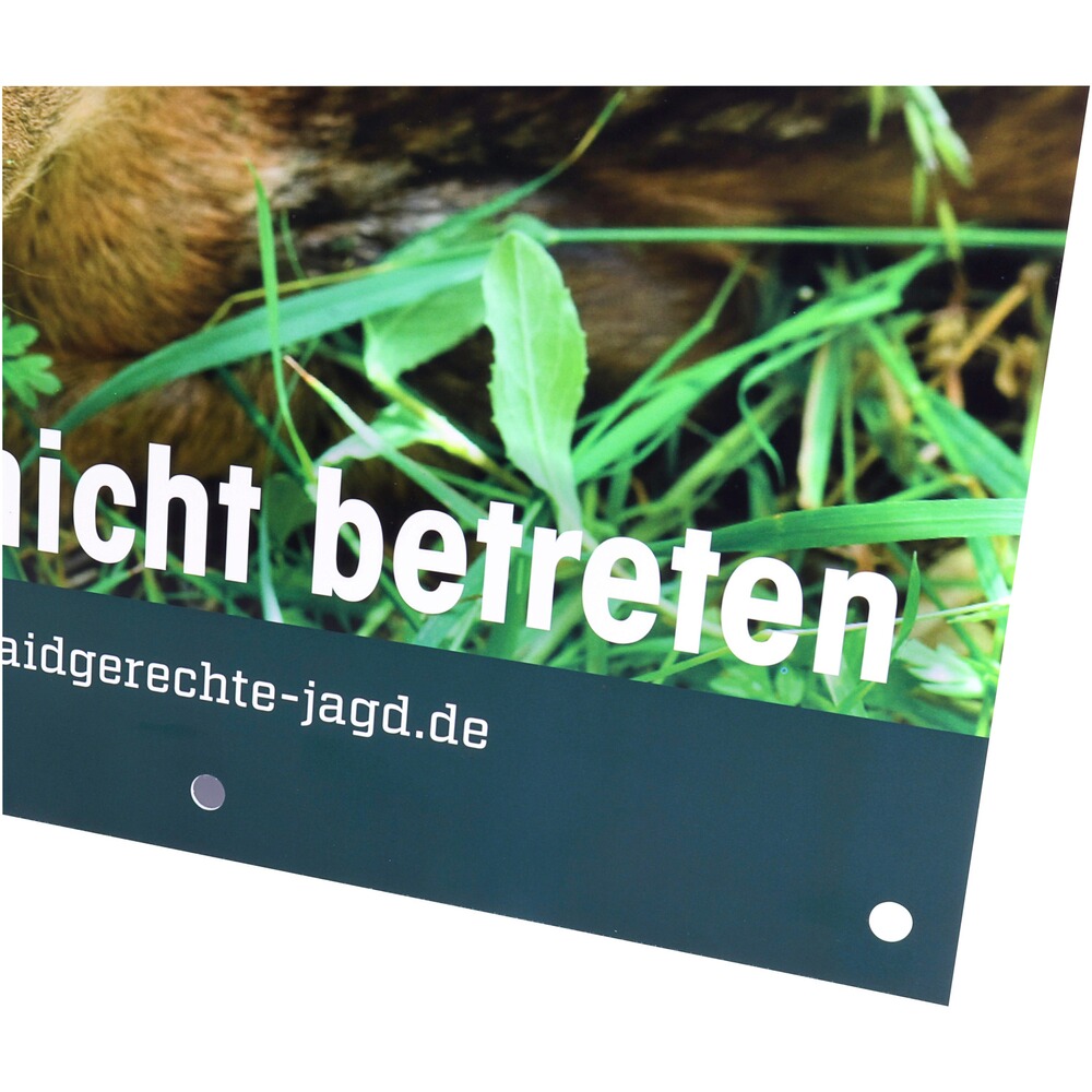 Hinweisschild Wildruhezone – 3er-Pack, Waidgerechte Jagd