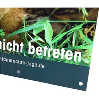 Hinweisschild Wildruhezone – 3er-Pack, Waidgerechte Jagd