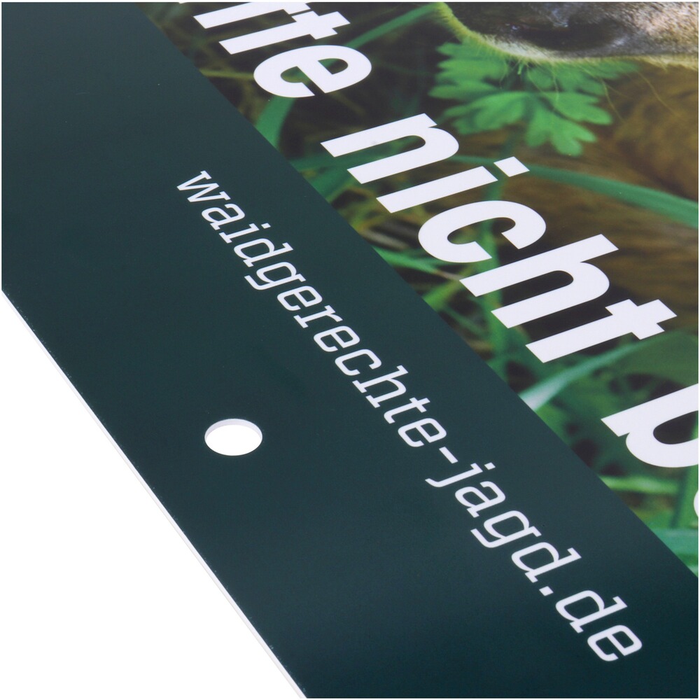 Hinweisschild Wildruhezone – 3er-Pack, Waidgerechte Jagd