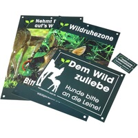 Schilder-Set Revier- und Jagdschilder – 20-teilig, Waidgerechte Jagd
