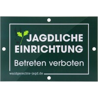 Panneau équipement de chasse – paquet de 10, Waidgerechte Jagd