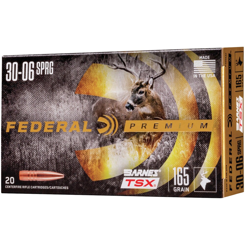.30-06 Prov. Vital-Shok Barnes TSX 10.7g/165grs., Federal Ammunition