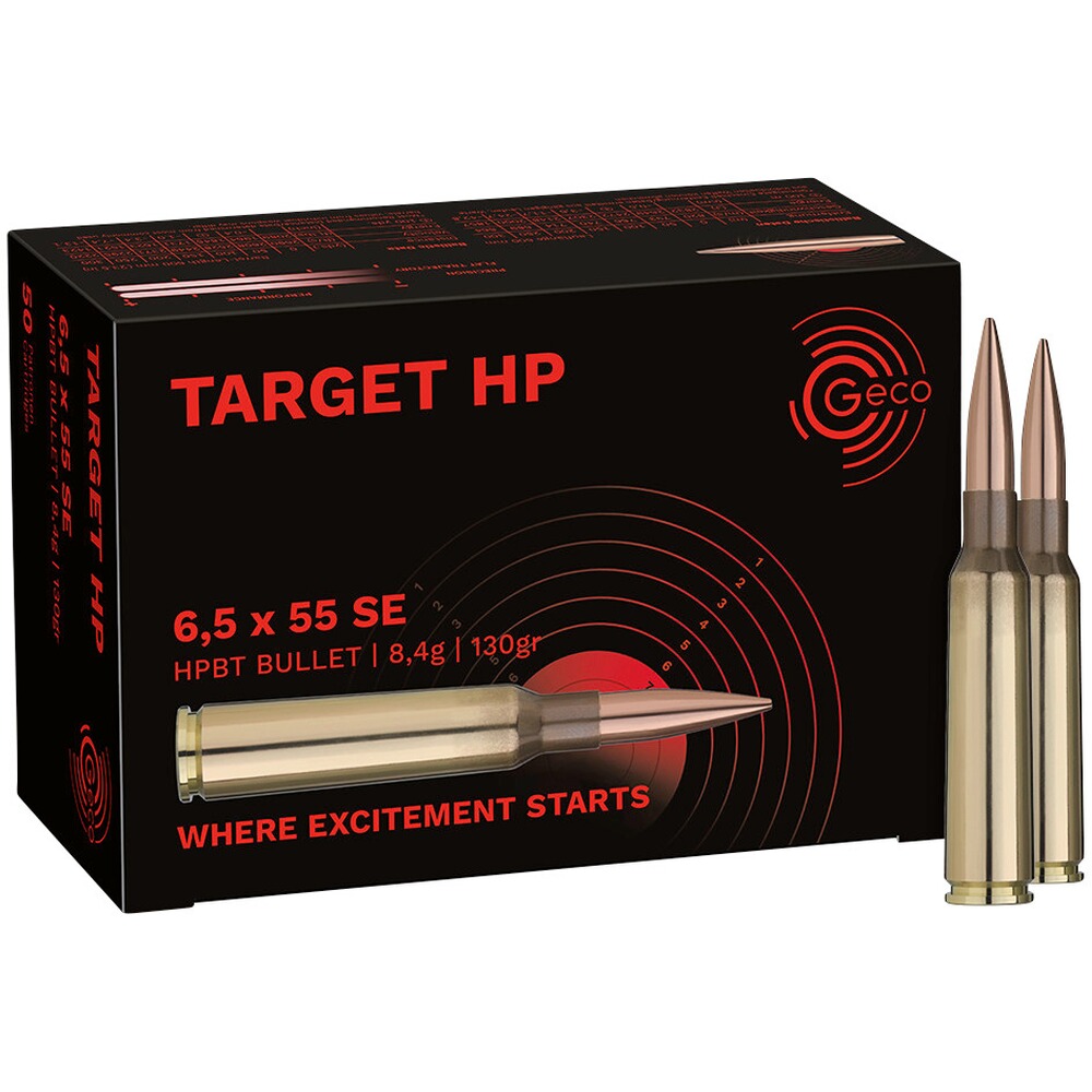 6,5x55 Target HP 8,4g/130grs., Geco