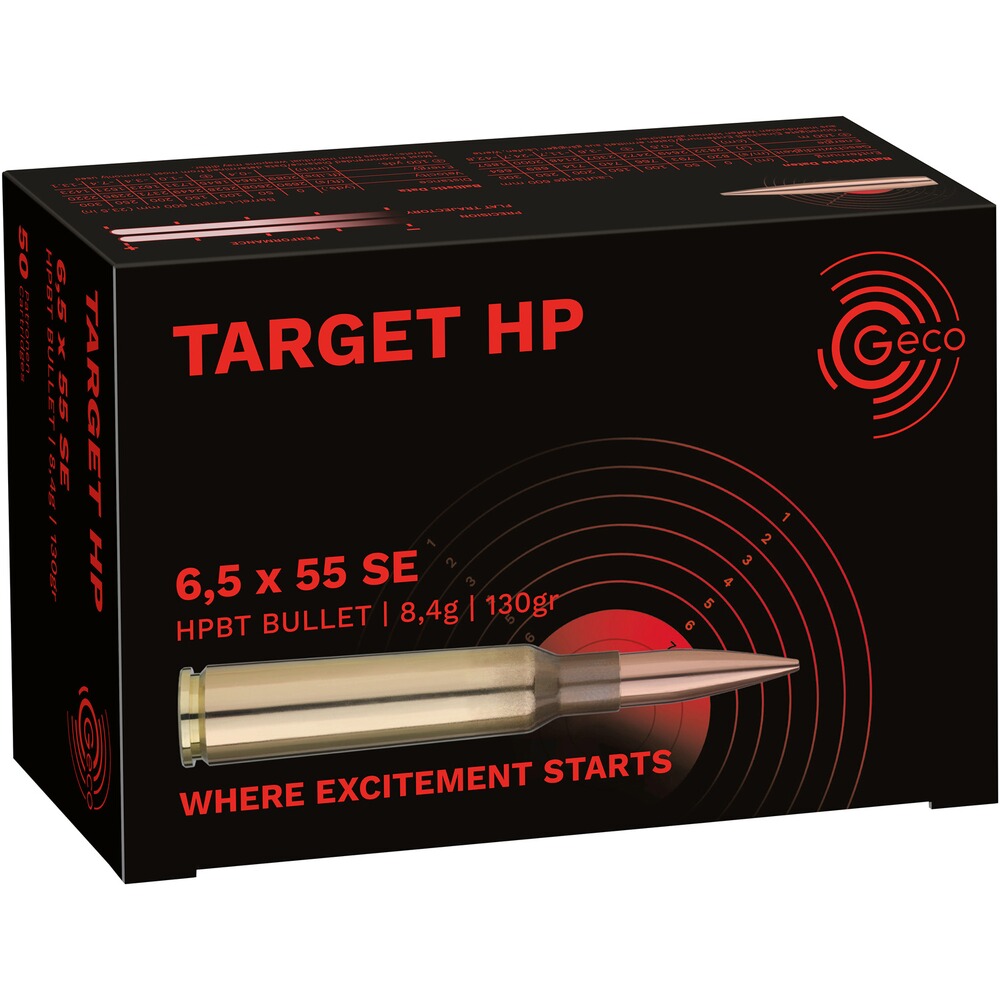 6,5x55 Target HP 8,4g/130grs.