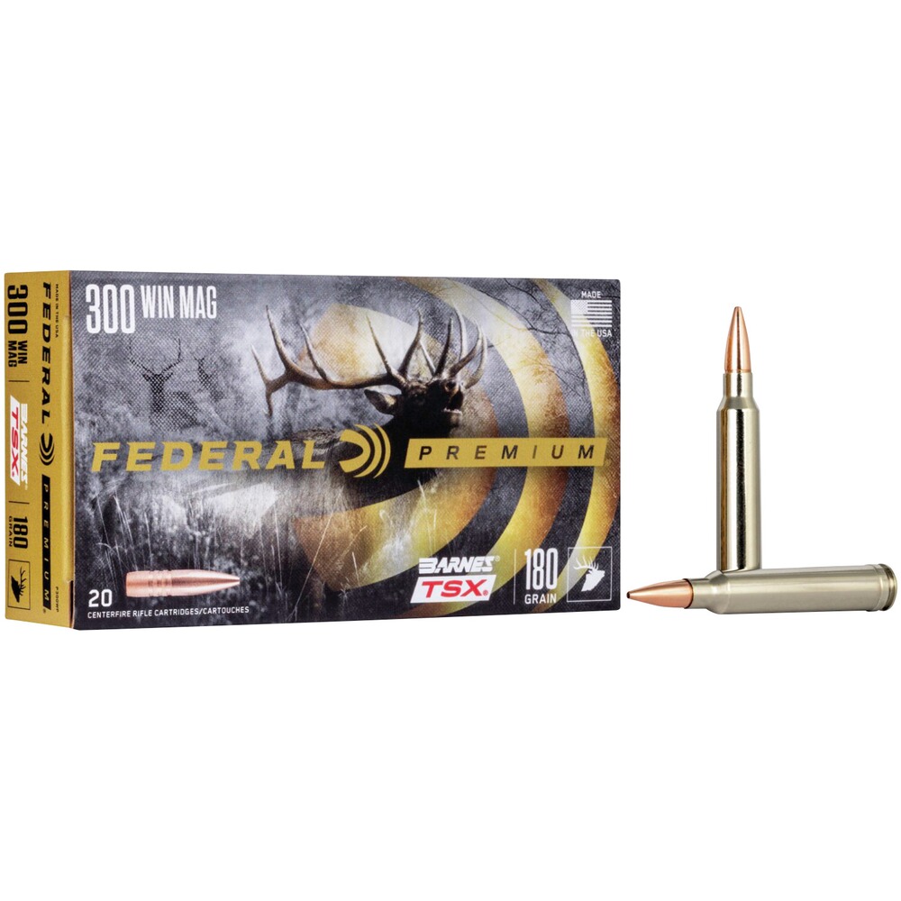 .300 Win. Mag. Vital-Shok Barnes TSX 11,6g/180grs., Federal Ammunition