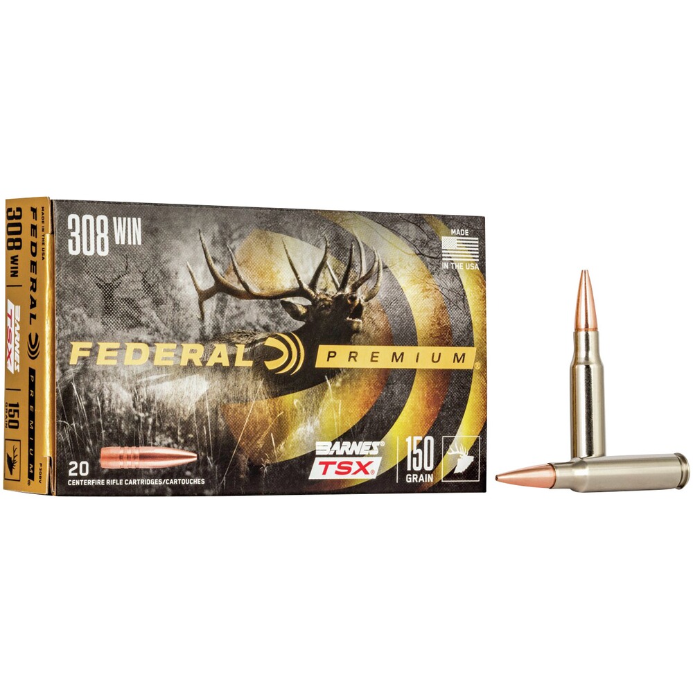 .308 Victoire. Vital-Shok & #66 ; & #97 ; & #114 ; & #110 ; & #101 ; & #115 ; TSX 9,7g/150grs., Federal Ammunition