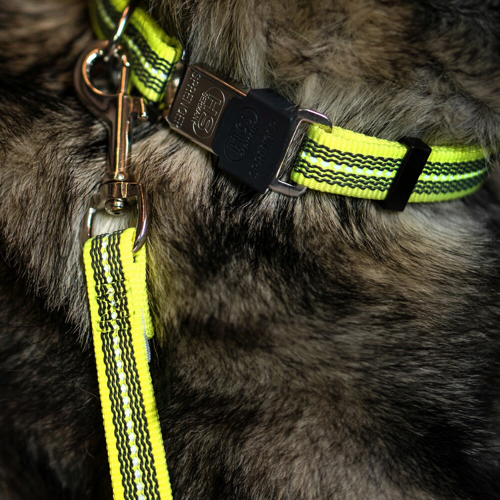 Rubberized dog leash without hand strap, Sprenger