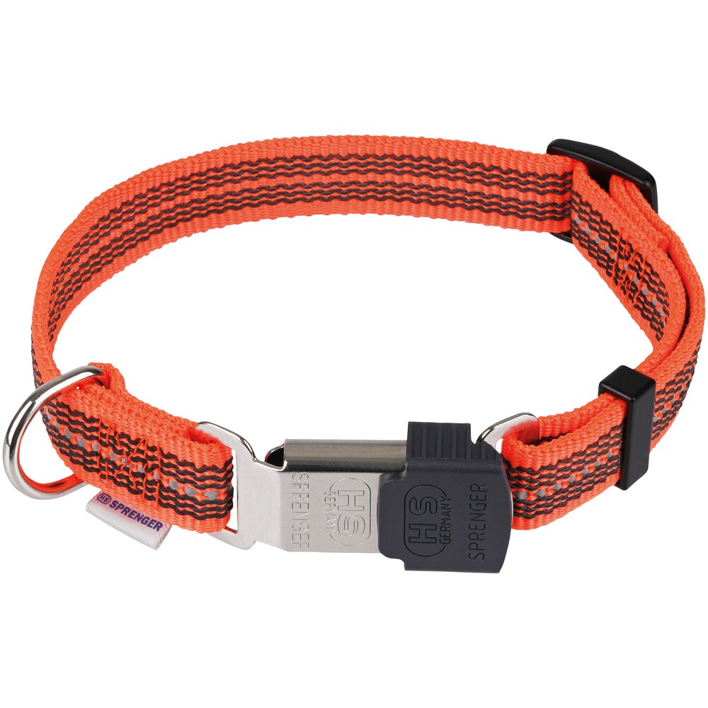 Halsband gummiert/reflektierend – verstellbar