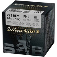 .223 Rem. Vollmantel 4,5g/69grs., Sellier & Bellot