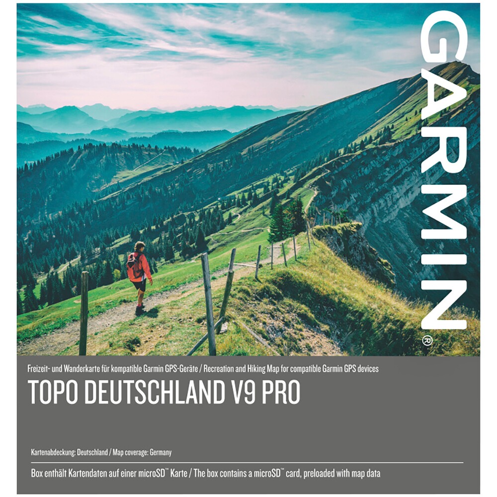 Wanderkarte TOPO Deutschland V9 PRO