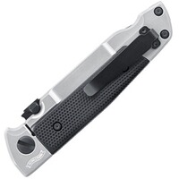 Einhandmesser Q5 Steel Frame Folder Black Serrated, Walther