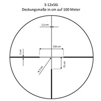 Saphire 3-12x56i rifle scope, Mercury hunting