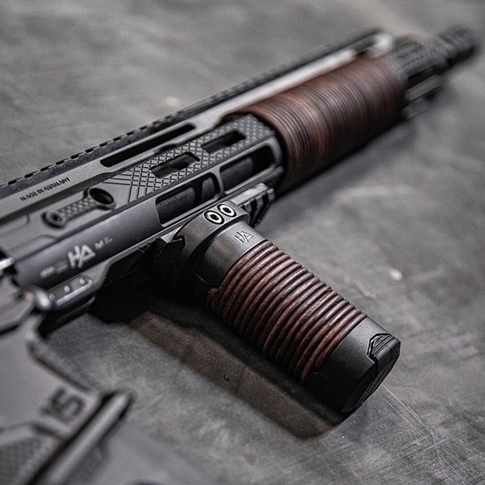 Front grip HFG – leather wrapped, Hera Arms