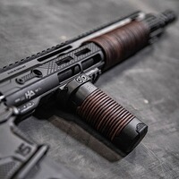 Front grip HFG – leather wrapped, Hera Arms