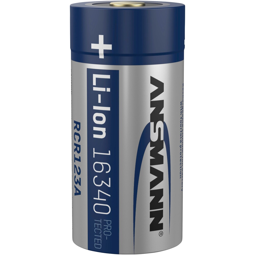 Akku Li-Ion 16340 850 mAh micro USB