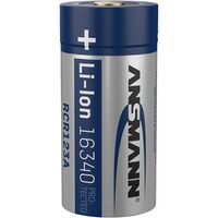 Akku Li-Ion 16340 850 mAh micro USB, Ansmann