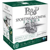 12/70 Sporting & Compak Fiber Green Core 2,4mm 28g , Baschieri & Pellagri