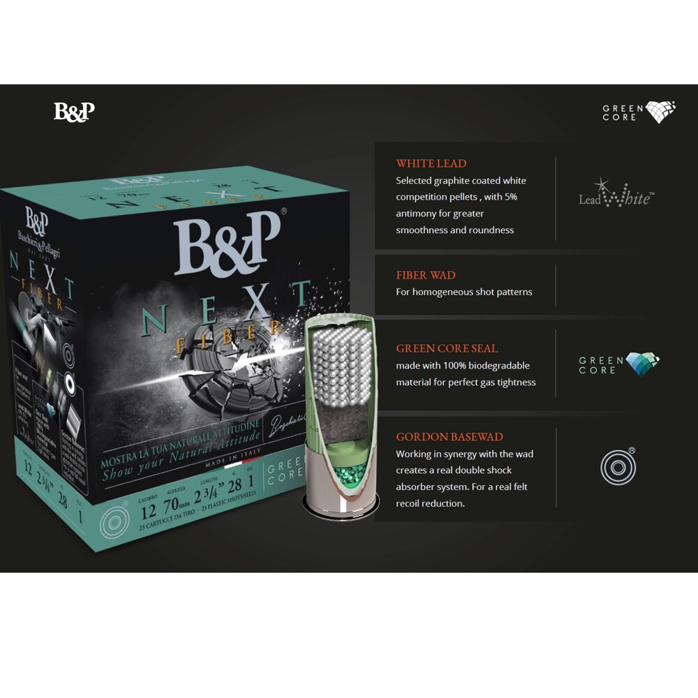 12/70 Next Green Core Fiber 2.2mm 28g, Baschieri & Pellagri