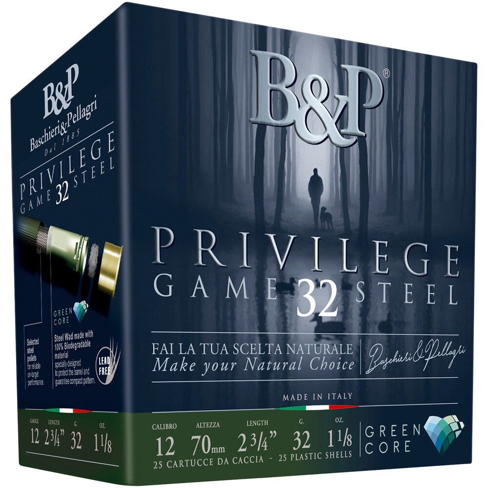 12/70 Privilege Game Steel Green Core 2,9mm 32g.