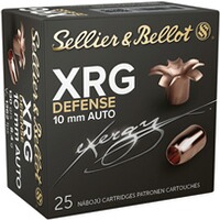 10 mm Auto XRG Defense 8.4g/130grs., Sellier & Bellot