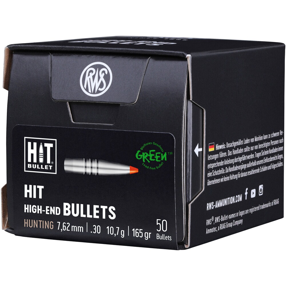 Geschosse .30 (7,62) 10,7g/165grs. HIT