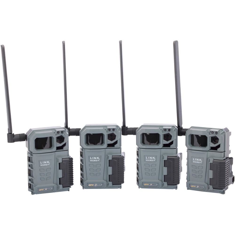 Wildkamera Link-Micro-LTE mit Zubehör – 4er-Set, Spypoint