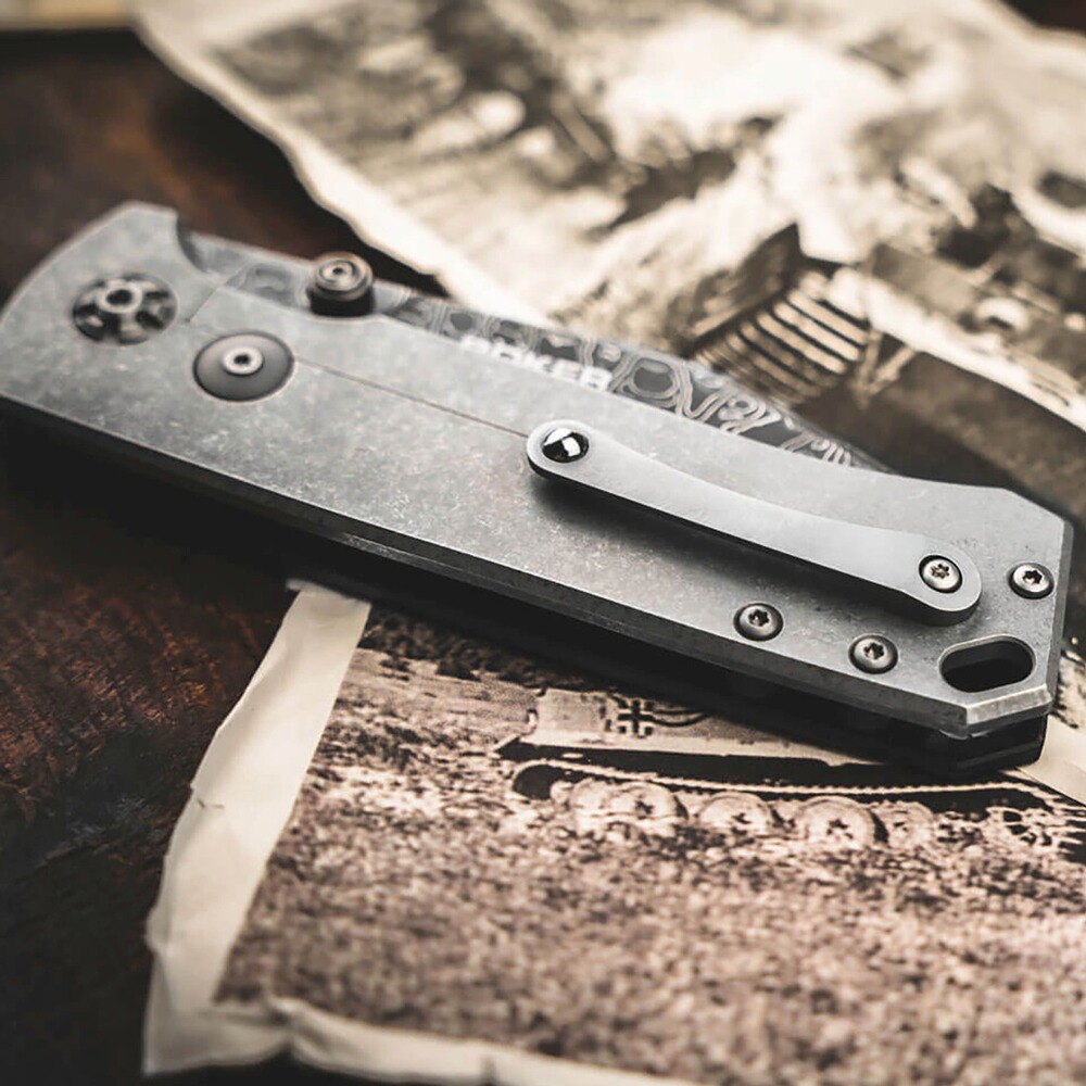 Messer Tiger Damast, Böker