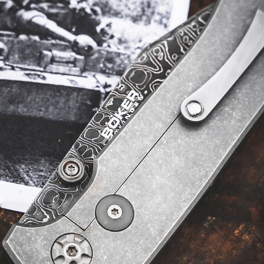 Messer Tiger Damast, Böker