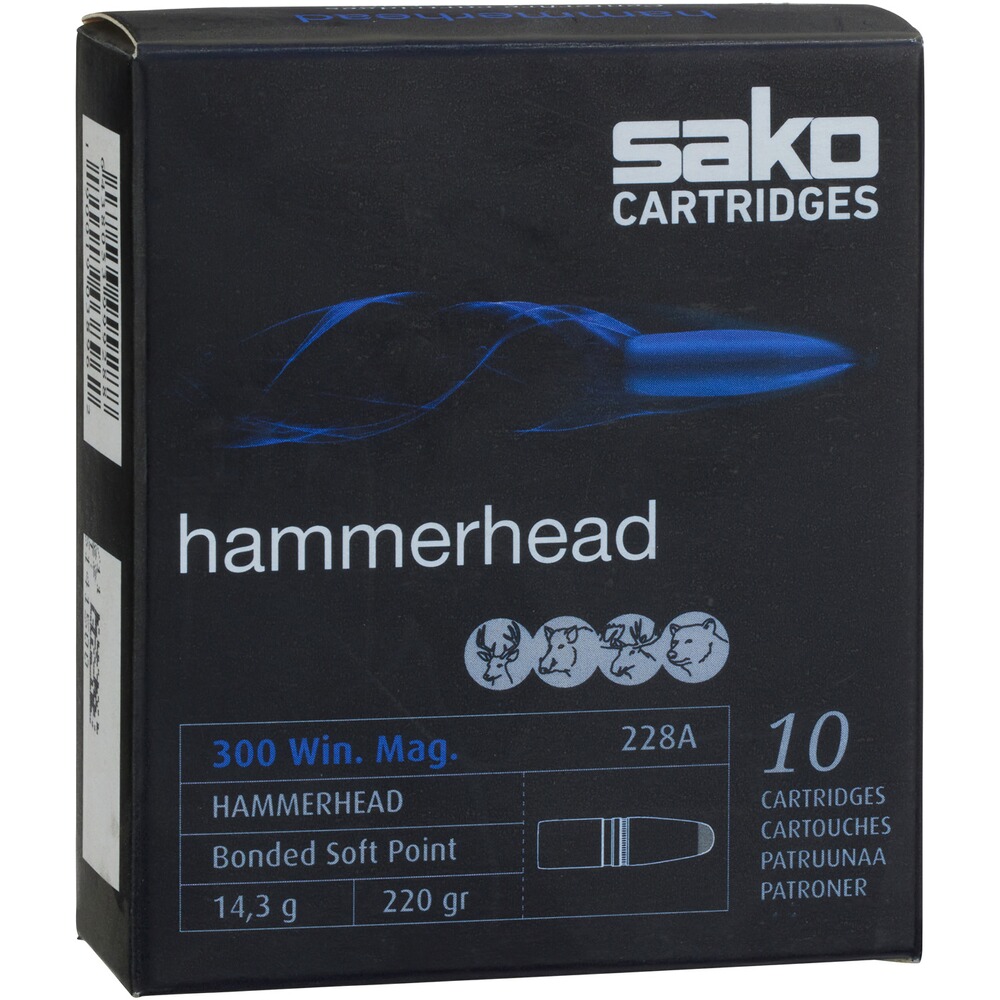 .300 Win Mag. Hammerhead SP 14,3g/220grs.