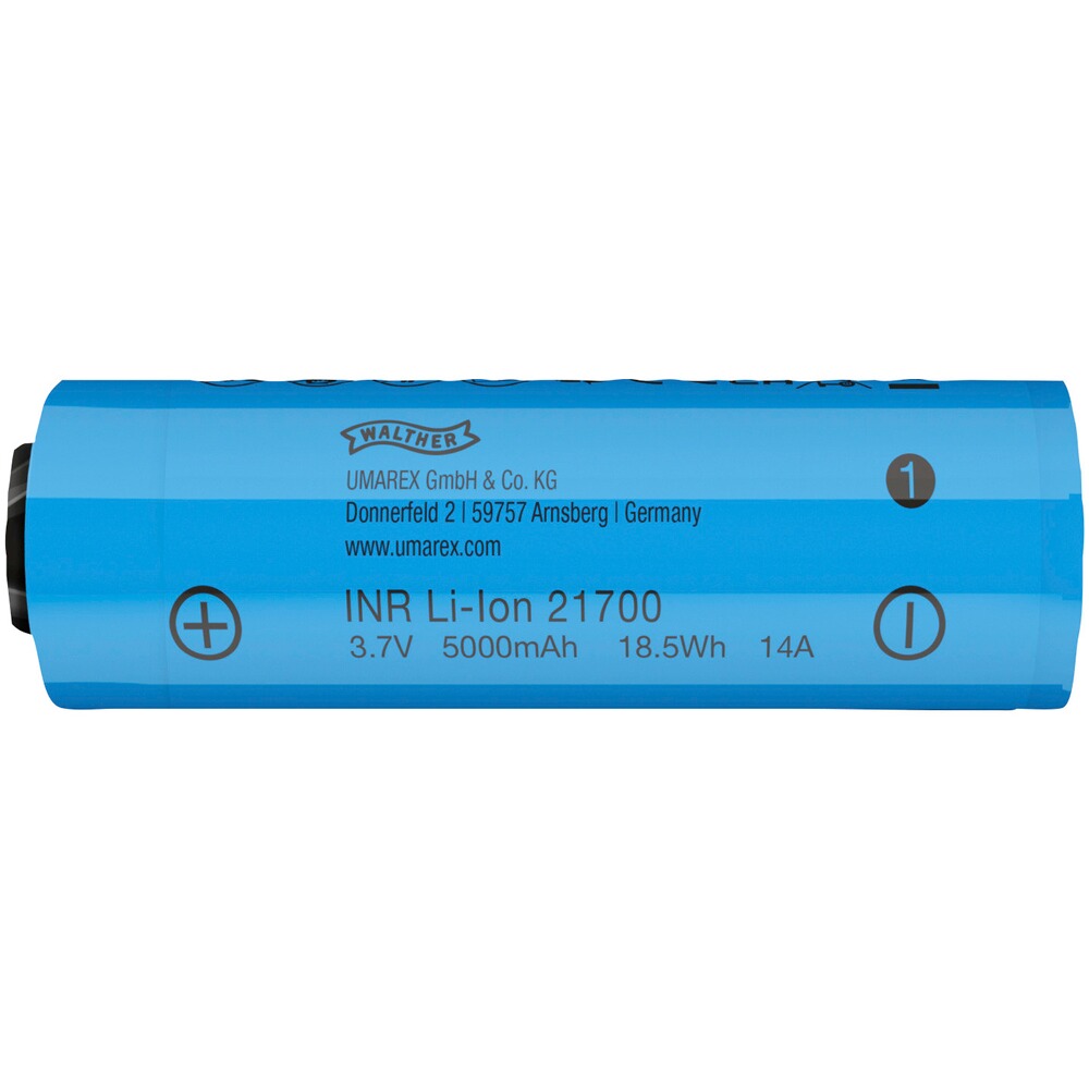 Akku 21700 Li-Ion 3,7V 5000 mAh, Walther