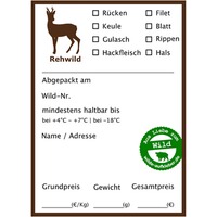 Venison sticker, wilde-aufkleber.de