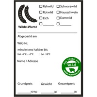 Wildbret-Aufkleber, wilde-aufkleber.de