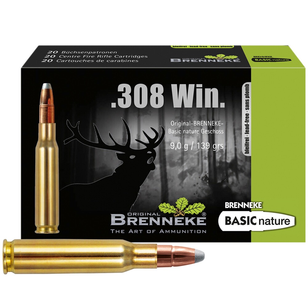 .308 Win. Basic nature 9,0g/139grs.