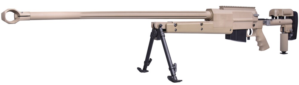 Airsoft Gewehr PGM .338 Sniper Gas Bolt Action, German Sport Guns