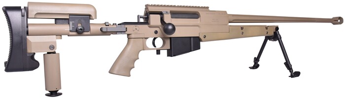 Airsoft Gewehr PGM .338 Sniper Gas Bolt Action, German Sport Guns