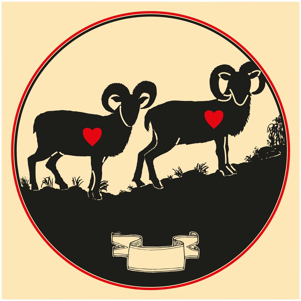 Schießscheiben Wildtiermotive – rotes Herz – Set, braun-network