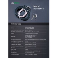 Handfessel HC10 mit Kette, NEXTORCH